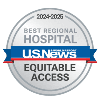 2024-2025 Best Regional Hospital U.S. News and World Report Equitable Access